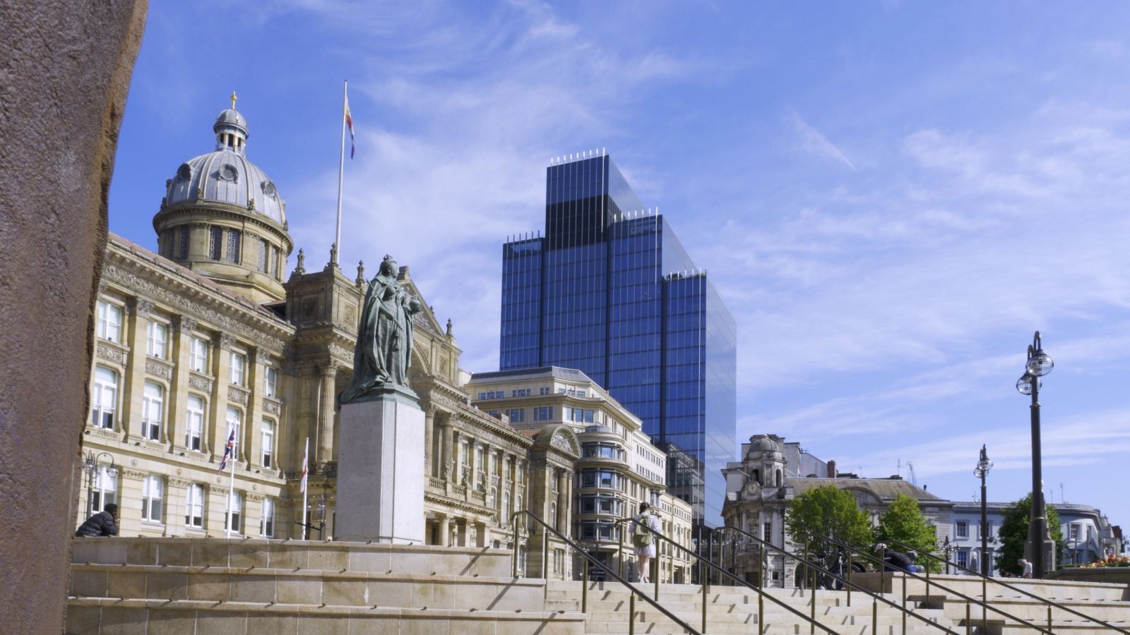 Birmingham city centre image used on the current Sentinel Lettings homepage